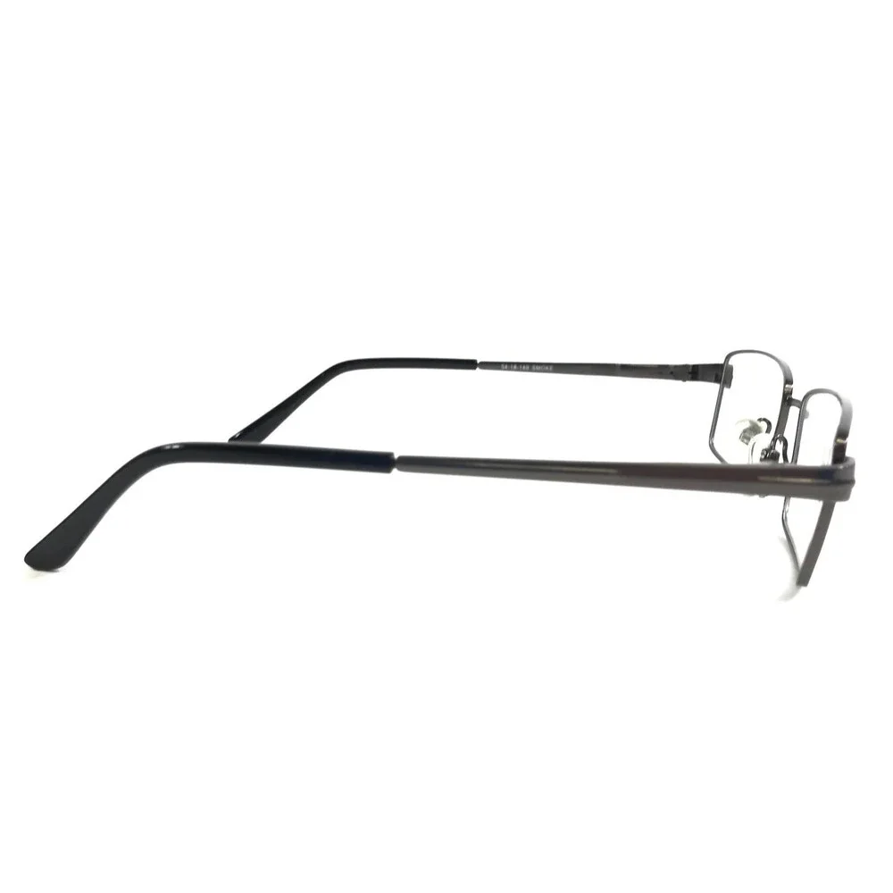 Casino Eyewear Eyeglasses Frames CB1121 SMOKE Gray Rectangle Wire Rim 54-18-140